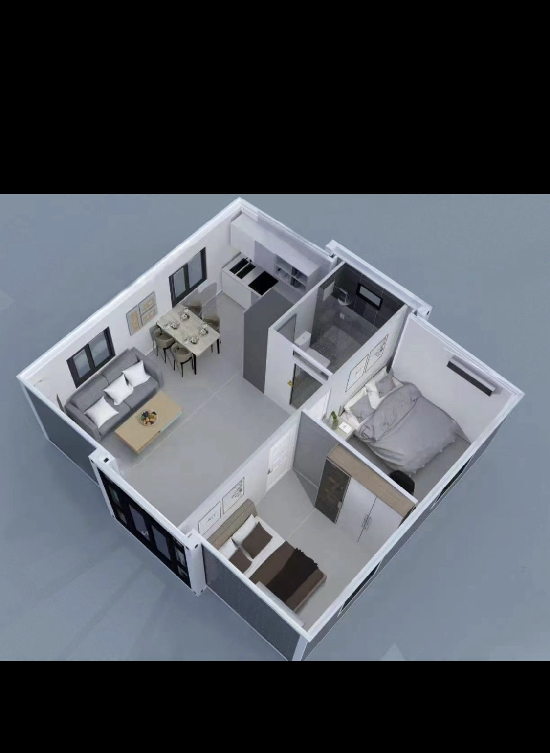 Luxo Home's Modular Prefab Masterpiece 2 Bedroom